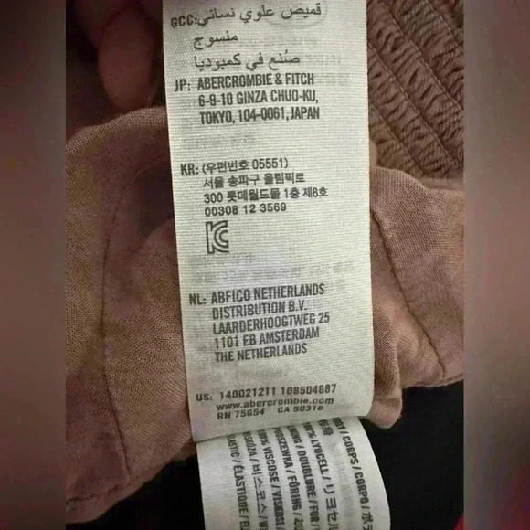 Abercrombie & Fitch Cropped Cami Tank Top Women’s Small Pink - Picture 6 of 8